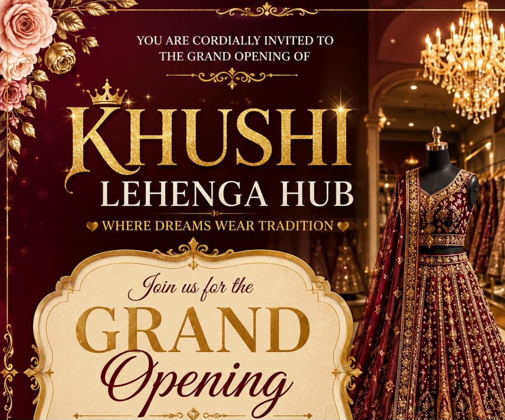 कनखल कृष्णा नगर में KHUSHI LEHENGA HUB का भव्य शुभारंभ, आधुनिक फैशन का मिलेगा नया पता
